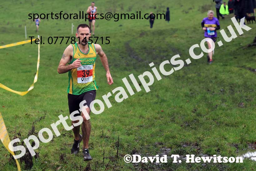 Junior Men and Masters Men 2023 NECAA Cross Country Relays, Thornley Hall Farm, Peterlee, County Durham. Photo: David T. Hewitson/Sports for All Pics
